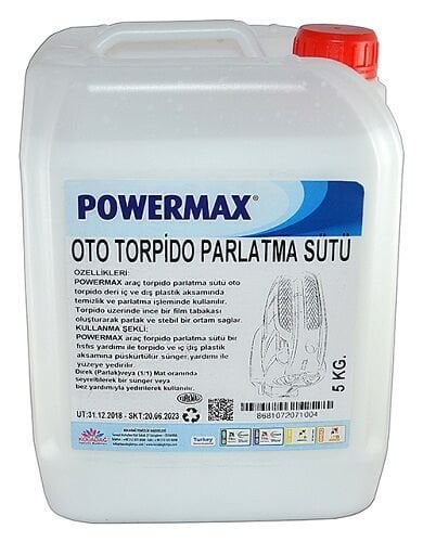 Powermax Oto Torpido Süt Cila 5 Kg