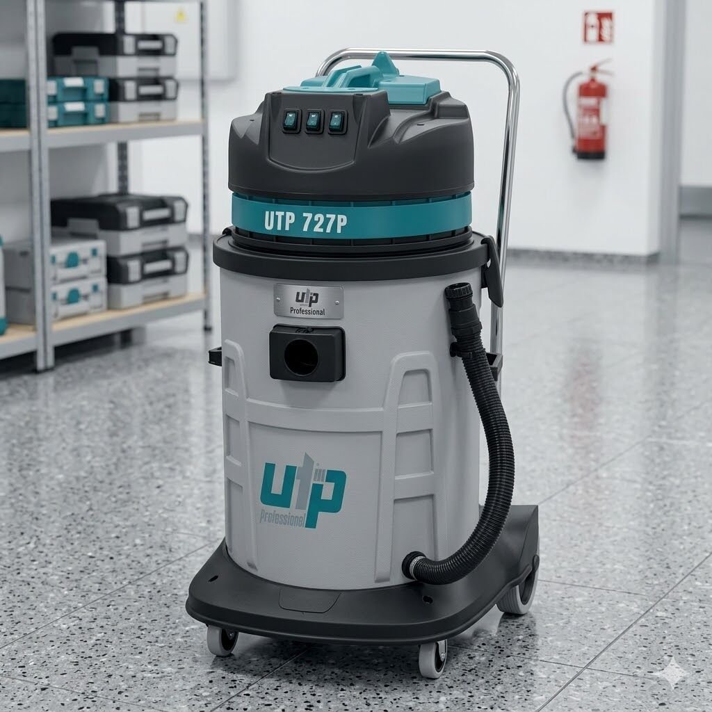 Sanayi Tipi Üç Motorlu Süpürge Plastik Gövde – 77 Lt.