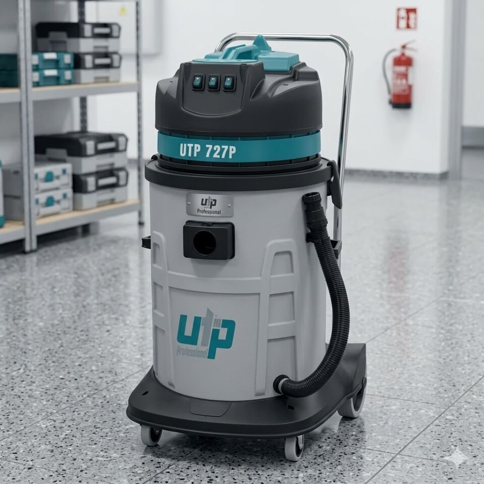 Sanayi Tipi Üç Motorlu Süpürge Plastik Gövde – 77 Lt.