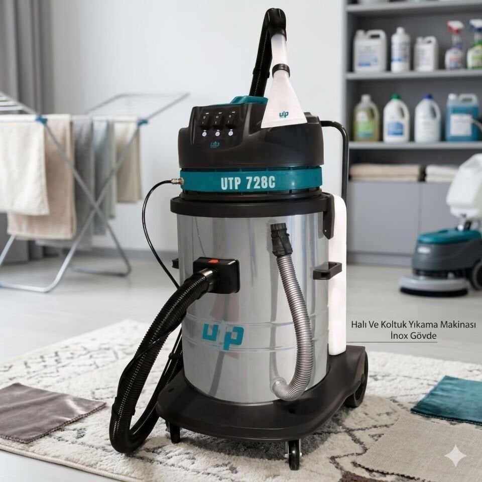 Halı Ve Kolt.Uk Yıkama Makinası Inox Gövde – 16 Lt. + 72 Lt.