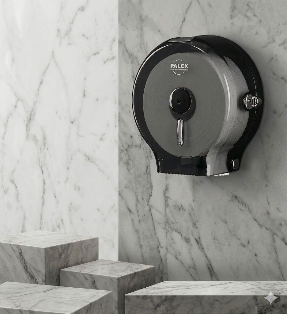 Jumbo Tuvalet Kağıdı Dispenseri Siyah