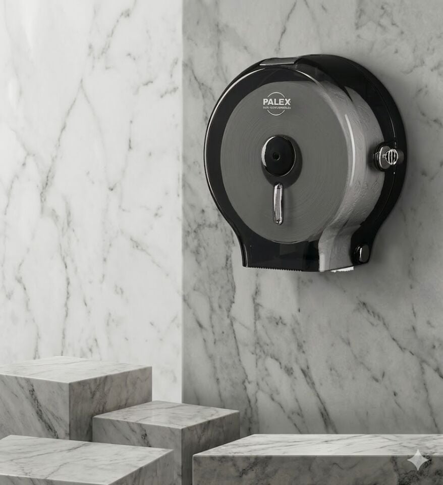 Jumbo Tuvalet Kağıdı Dispenseri Siyah