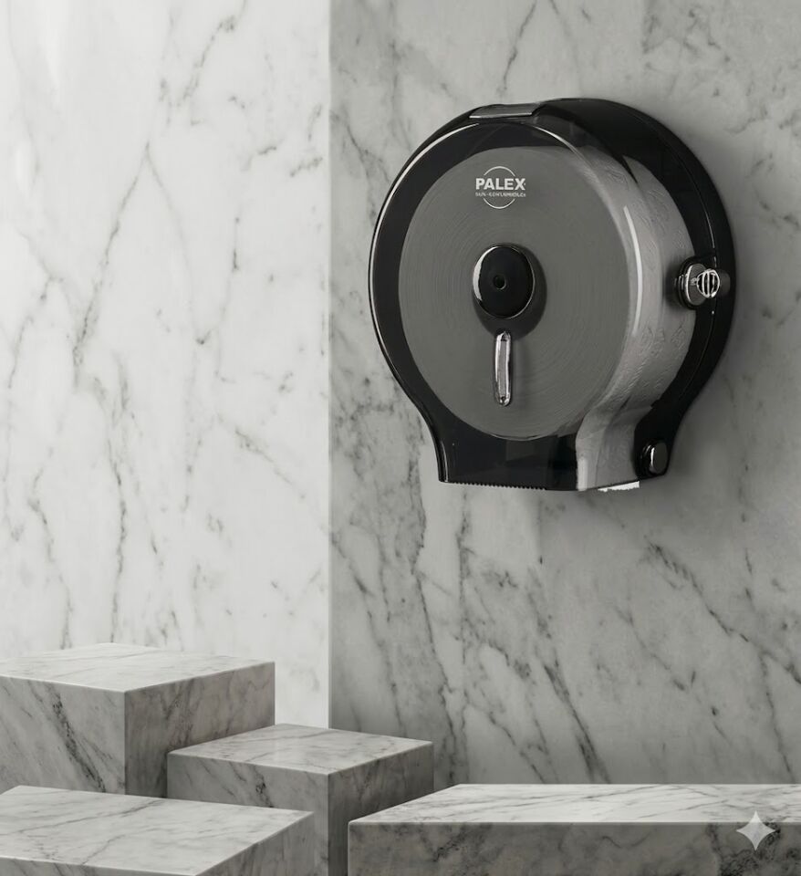 Jumbo Tuvalet Kağıdı Dispenseri Siyah