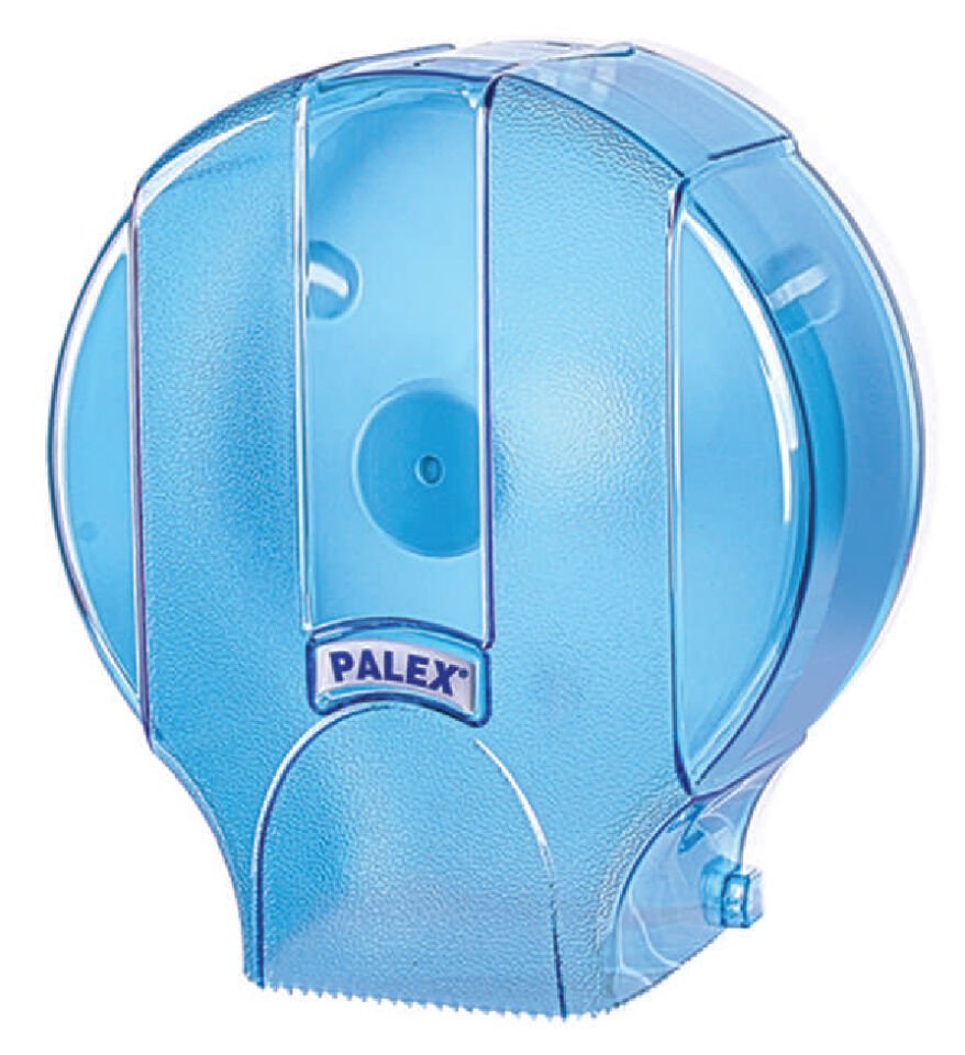 Standart Jumbo Tuvalet Kağıdı Dispenseri Şeffaf Mavi