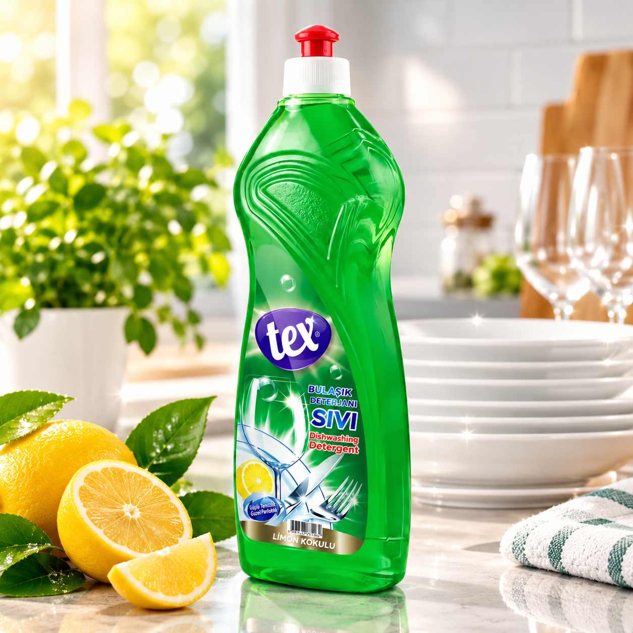 Tex Sıvı Bulaşık Deterjanı Limonlu 750 Gr
