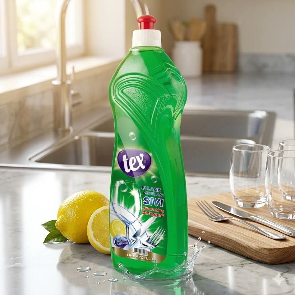 Tex Sıvı Bulaşık Deterjanı Limonlu 750 Gr