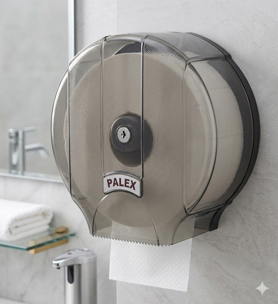 Standart Jumbo Tuvalet Kağıdı Dispenseri Şeffaf Füme