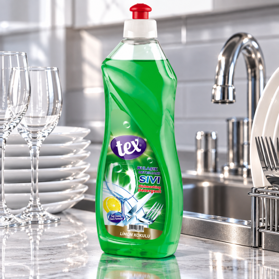 Tex Sıvı Bulaşık Deterjanı Limonlu 500 Gr