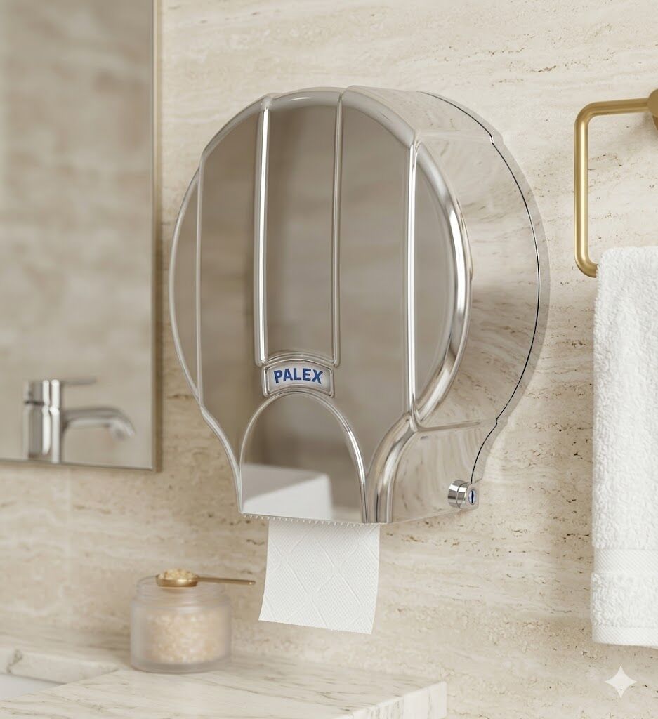 Standart Jumbo Tuvalet Kağıdı Dispenseri Krom Kaplama