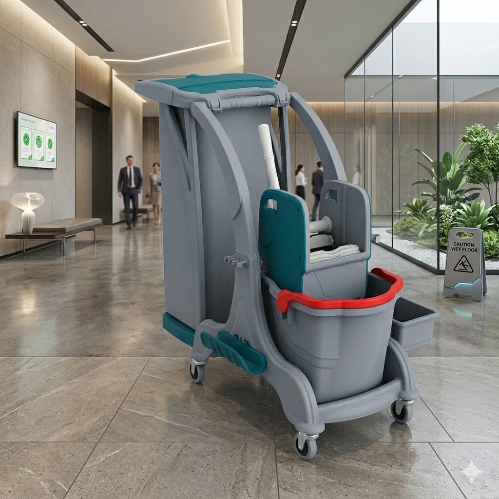 Herkül Tek Kovalı Temizlik Seti (Herkül Set Kovası ''Hsk810'', Herkül Plastik Pres ''Hpp794'', Herkül Temizlik Arabaları Brandası 70 Lt ''1S-Br-000009'')  1X25 Lt