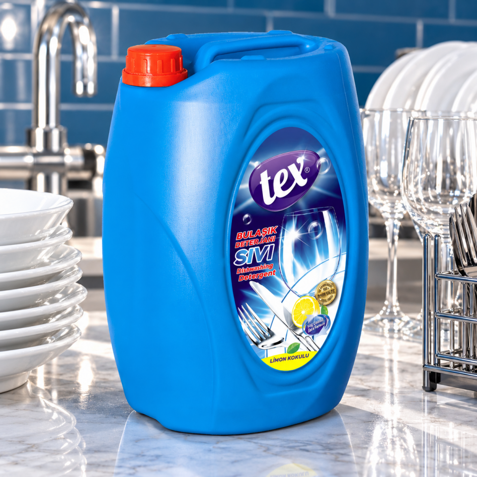Tex Sıvı Bulaşık Deterjanı Limon 5 Kg
