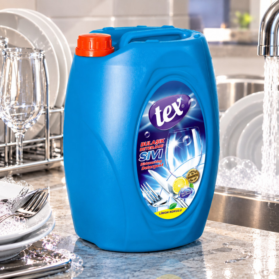 Tex Sıvı Bulaşık Deterjanı Limon 4 Kg