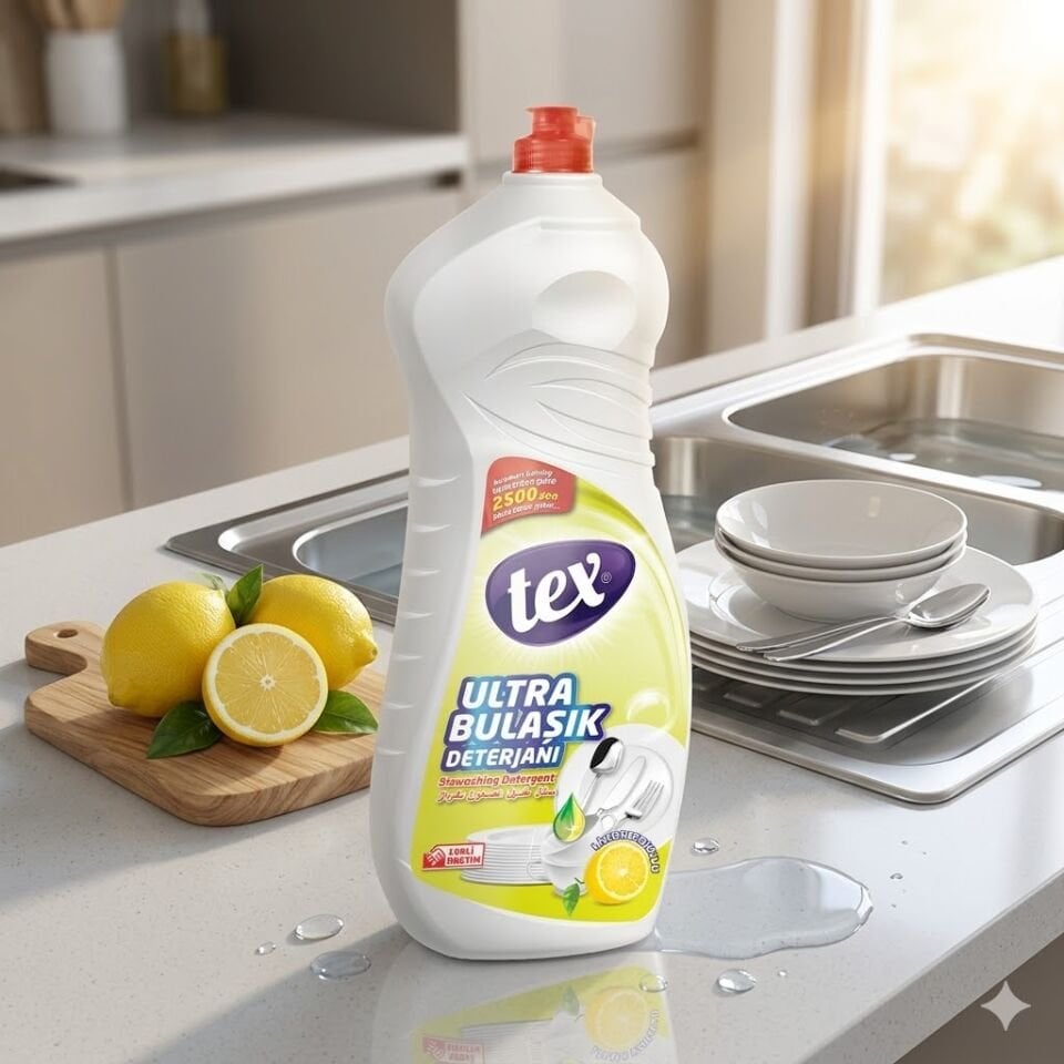 Tex Sıvı Deterjan Ultra 675 Ml ,Limon