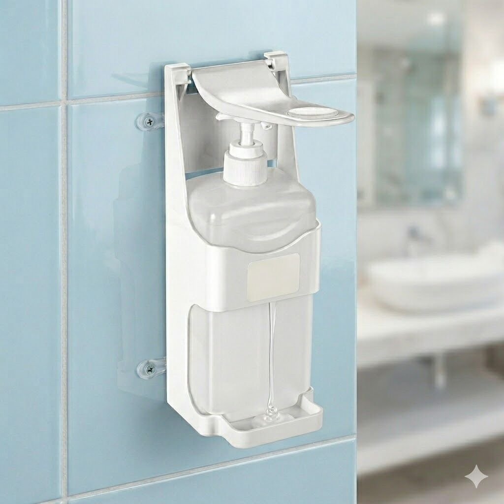 Dirsekten Temaslı Dezenfektan Aparatı Fiskiyeli Pompalı 1000 Ml