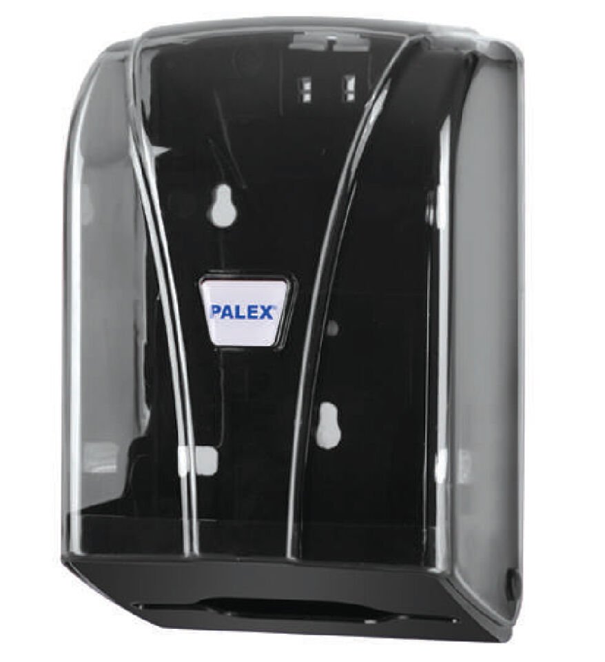 C Katlama Tuvalet Kağıdı Dispenseri Şeffaf Füme