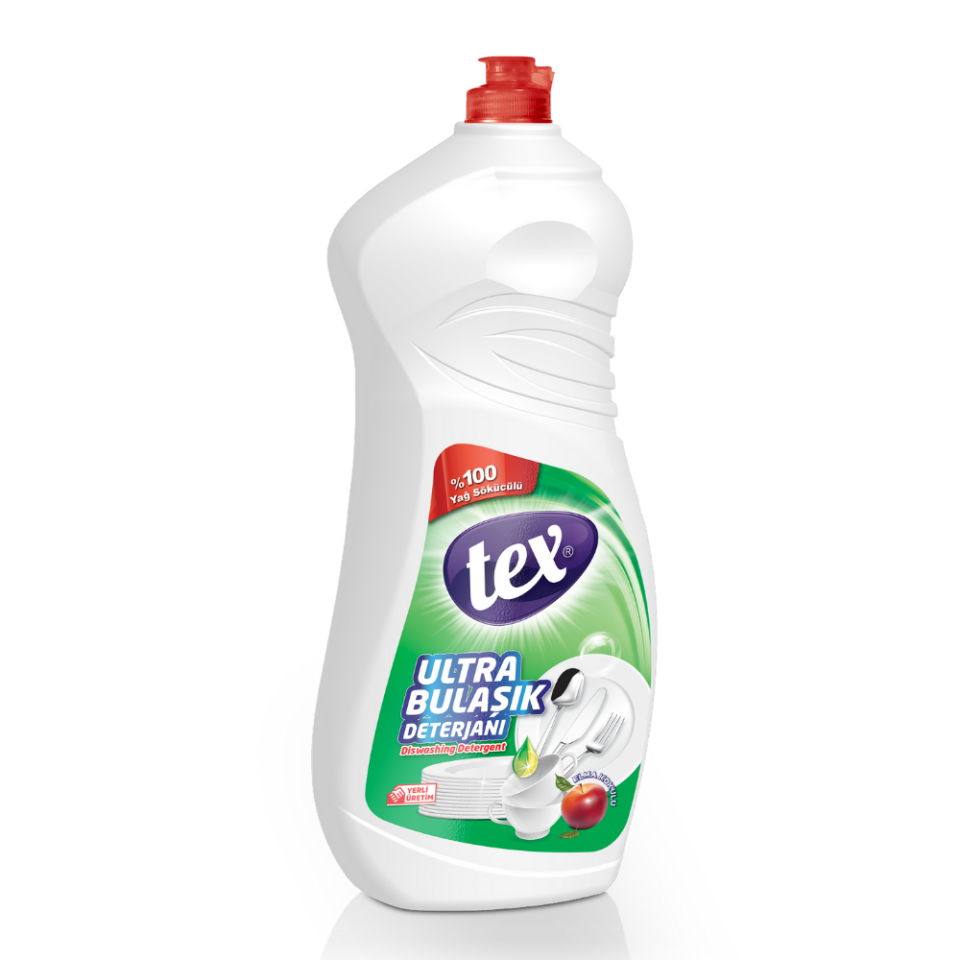 Tex Ultra Sıvı Bulaşık Deterjanı 1350 Ml Elma