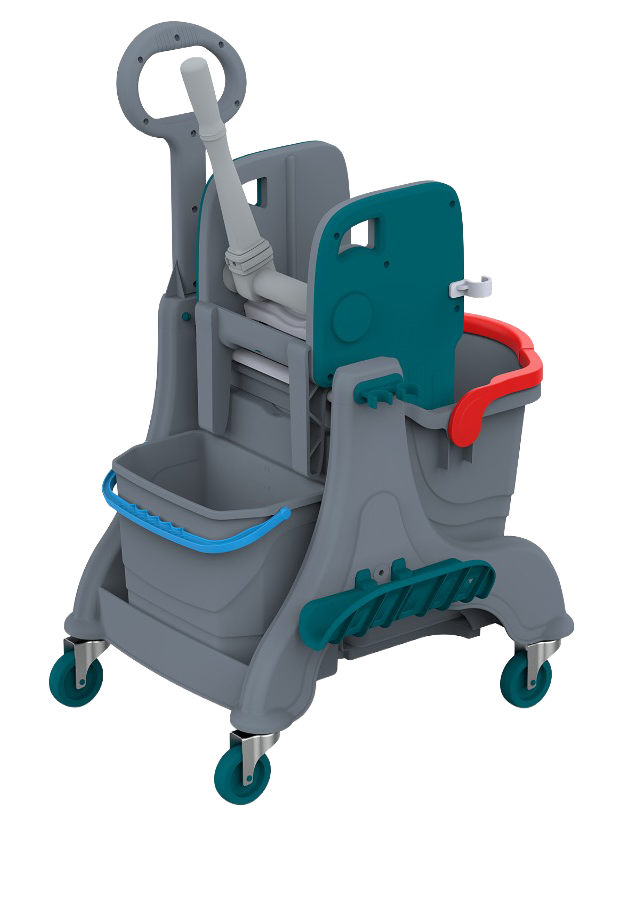 Herkül Çift Kovalı Temizlik Seti (Herkül Set Kovası ''Hsk810'', Herkül Plastik Pres ''Hpp794'', Set Kovası ''Utp805'') 8 Lt + 25 Lt