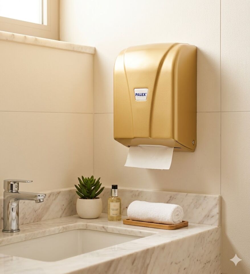 C Katlama Tuvalet Kağıdı Dispenseri Gold