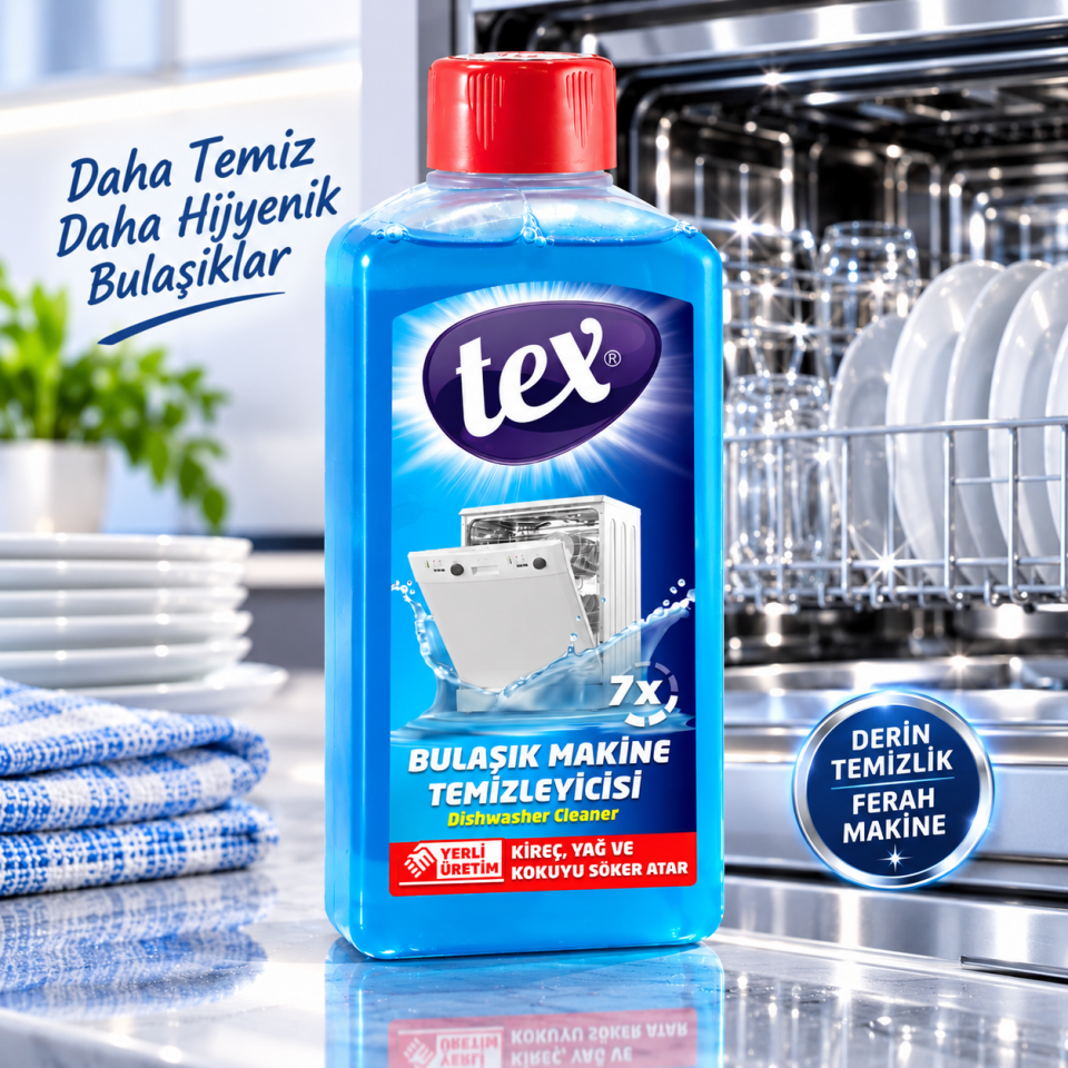 Tex Bulaşık Makine Temizleyici 250 Ml
