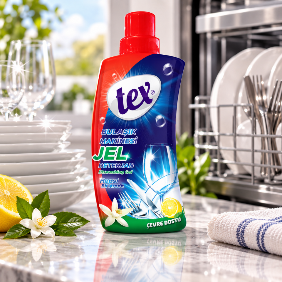Tex Bulaşık Makine Jeli 1000 Ml