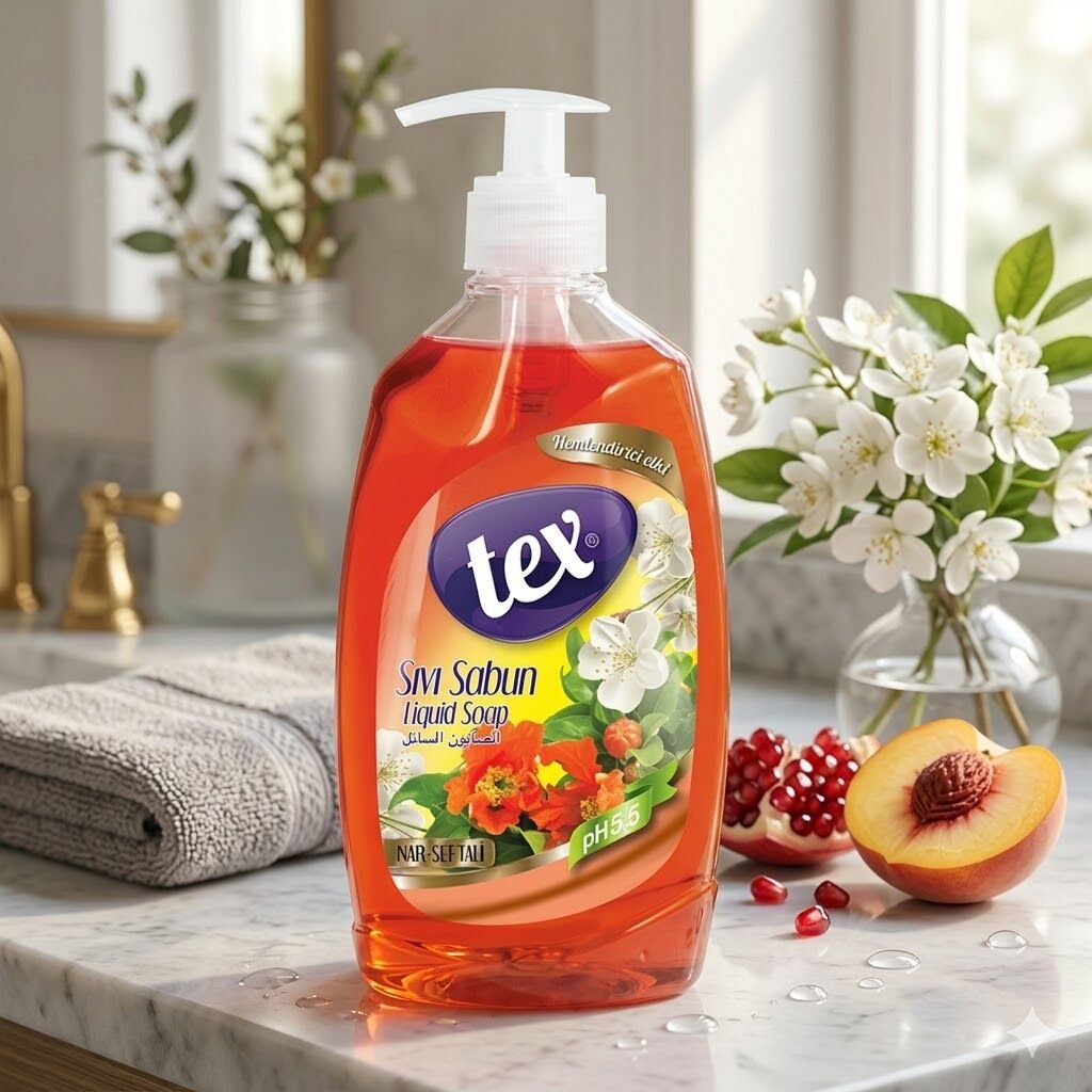 Tex Sıvı El Sabunu Narçiceği & Şeftali 400 Gr