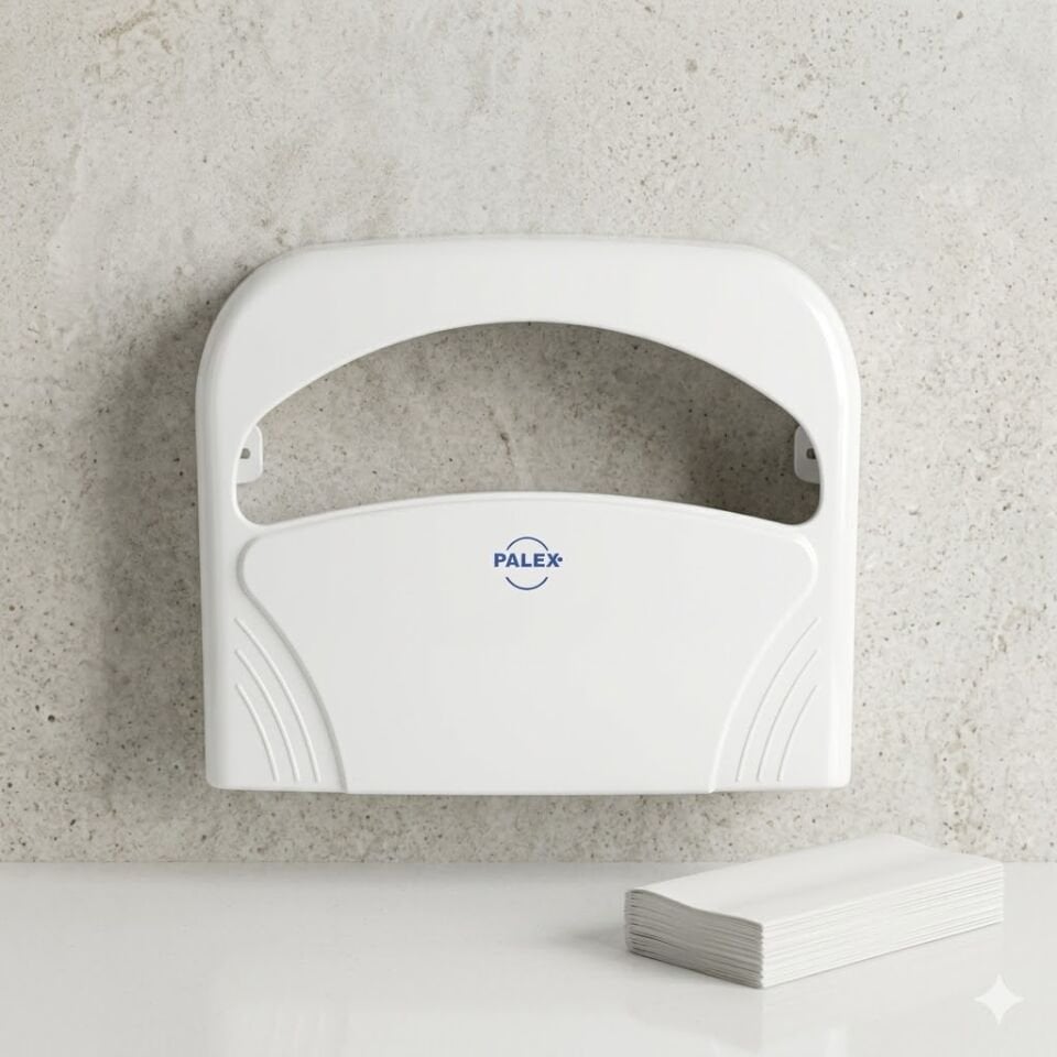 Klozet Kapak Örtüsü Dispenseri Beyaz