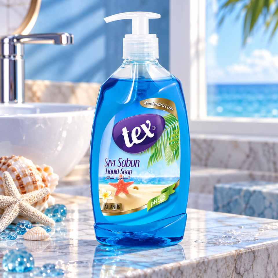 Tex Sıvı El Sabunu Atlantik 400 Ml
