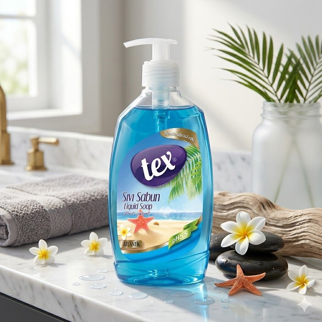 Tex Sıvı El Sabunu Atlantik 400 Gr
