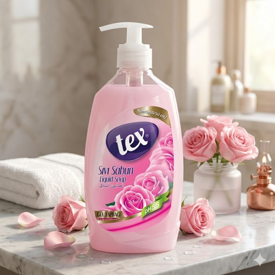Tex Sıvı El Sabunu Gül Yaprağı 400 Gr