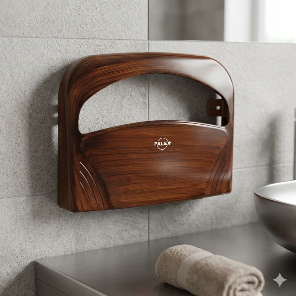 Klozet Kapak Örtüsü Dispenseri Ahşap