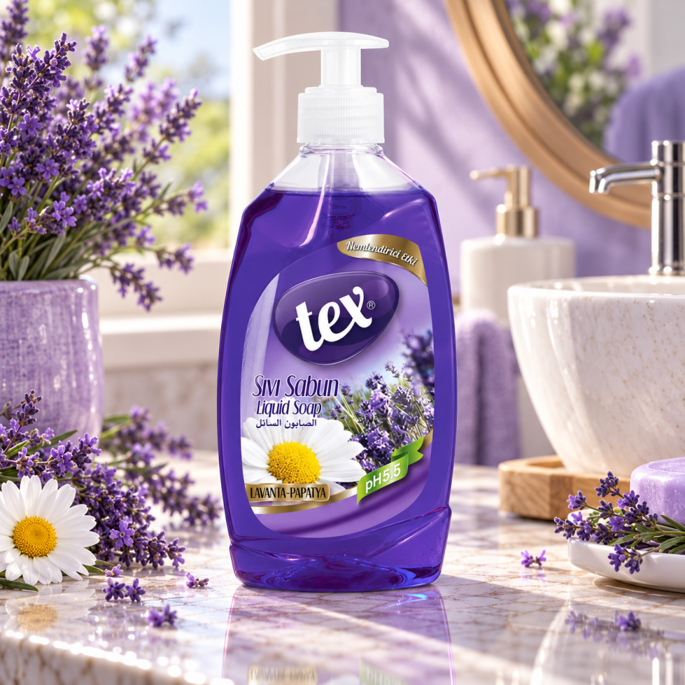 Tex Sıvı El Sabunu Lavanta & Papatya 400 Ml