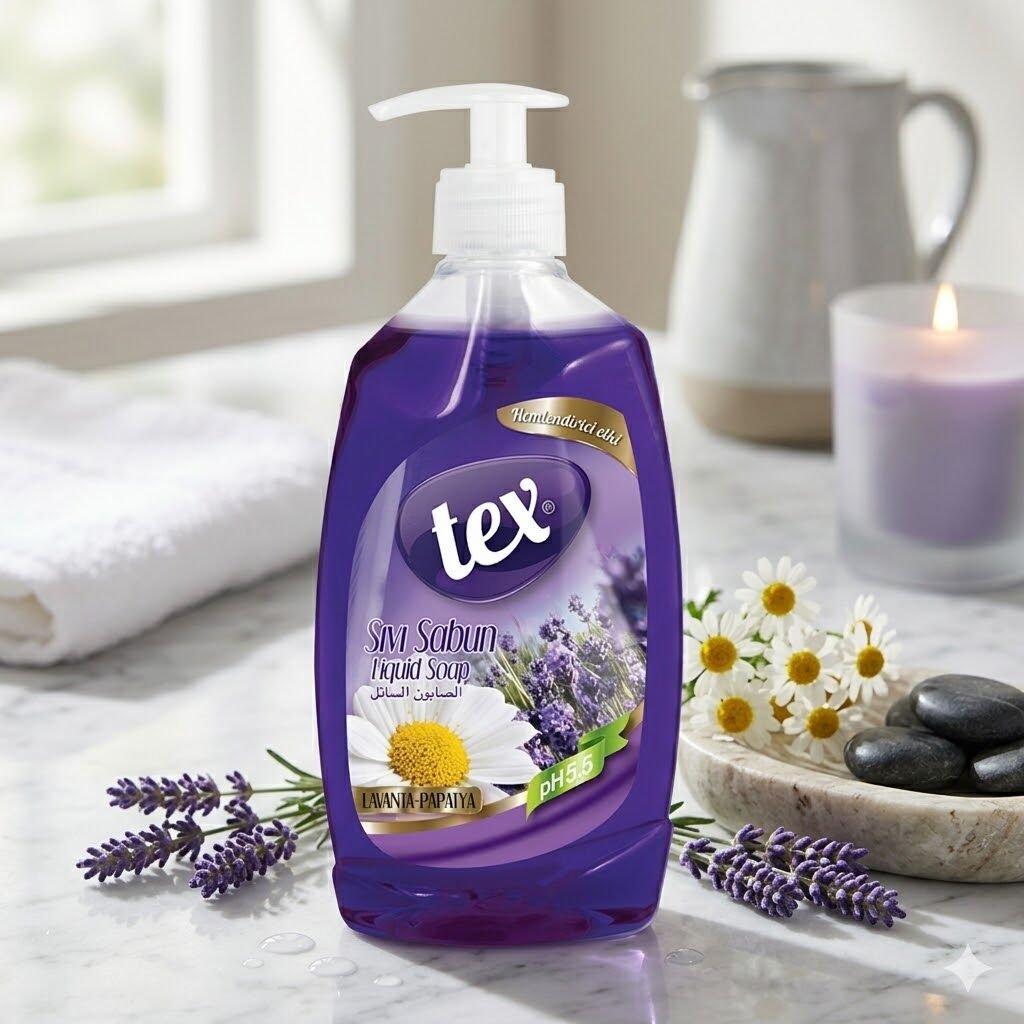 Tex Sıvı El Sabunu Lavanta&Papatya 400 Gr
