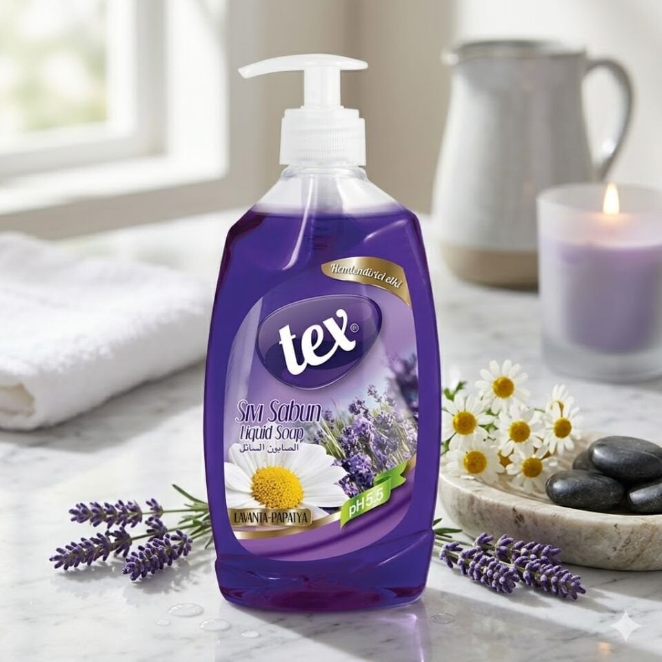 Tex Sıvı El Sabunu Lavanta & Papatya 400 Gr