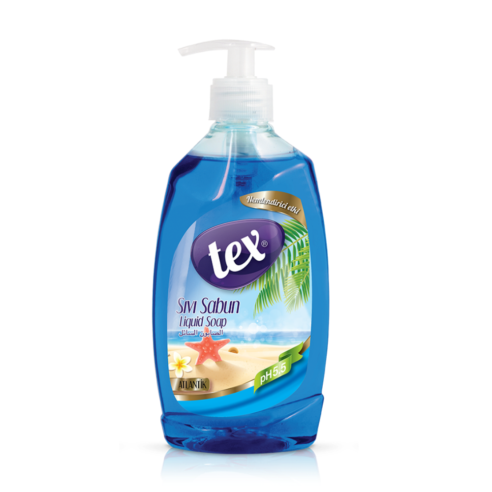 Tex Sıvı El Sabunu Atlantik (Şeffaf) 750 ml