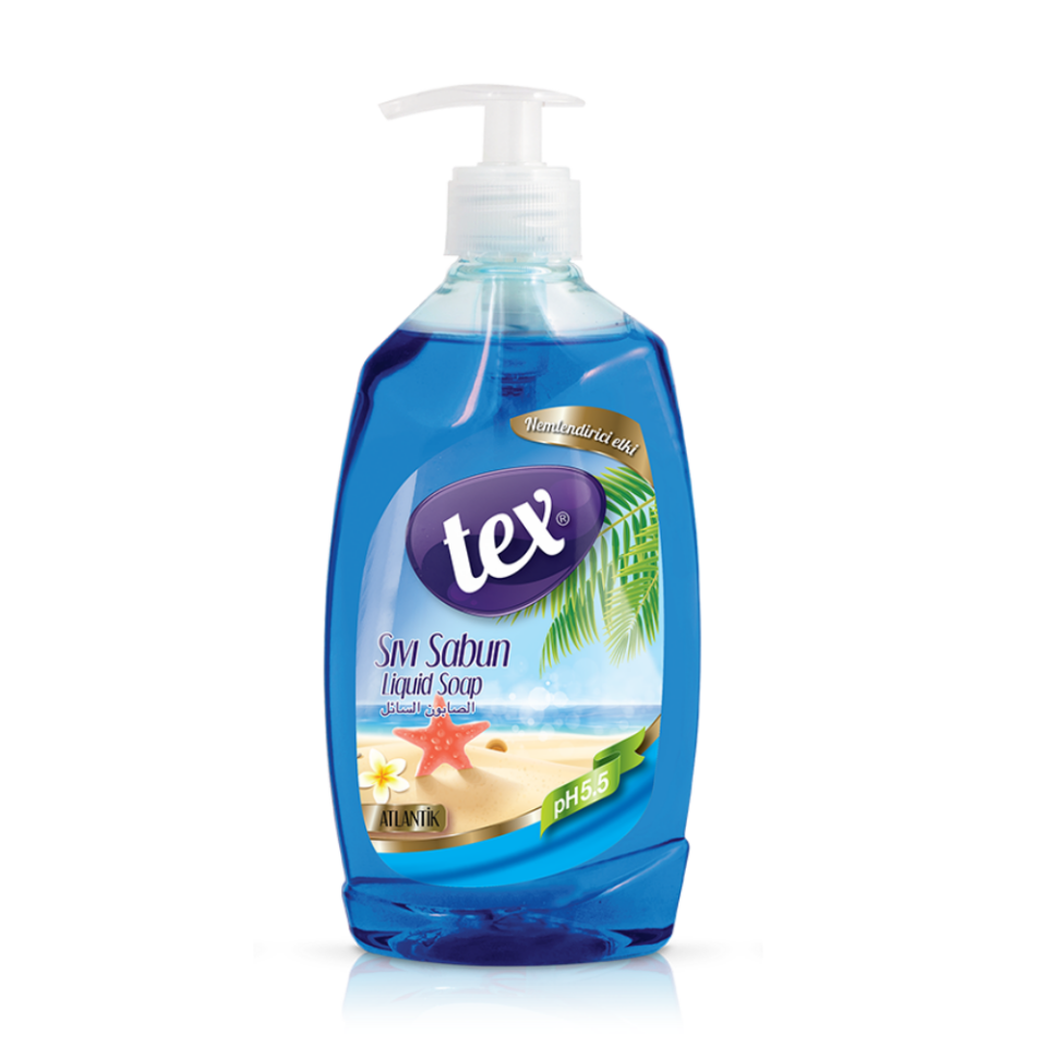 Tex Sıvı El Sabunu Atlantik Şeffaf 750 Ml