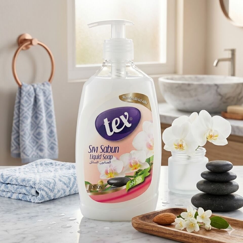 Tex Sıvı El Sabunu Losyon (Şeffaf) 750 Ml