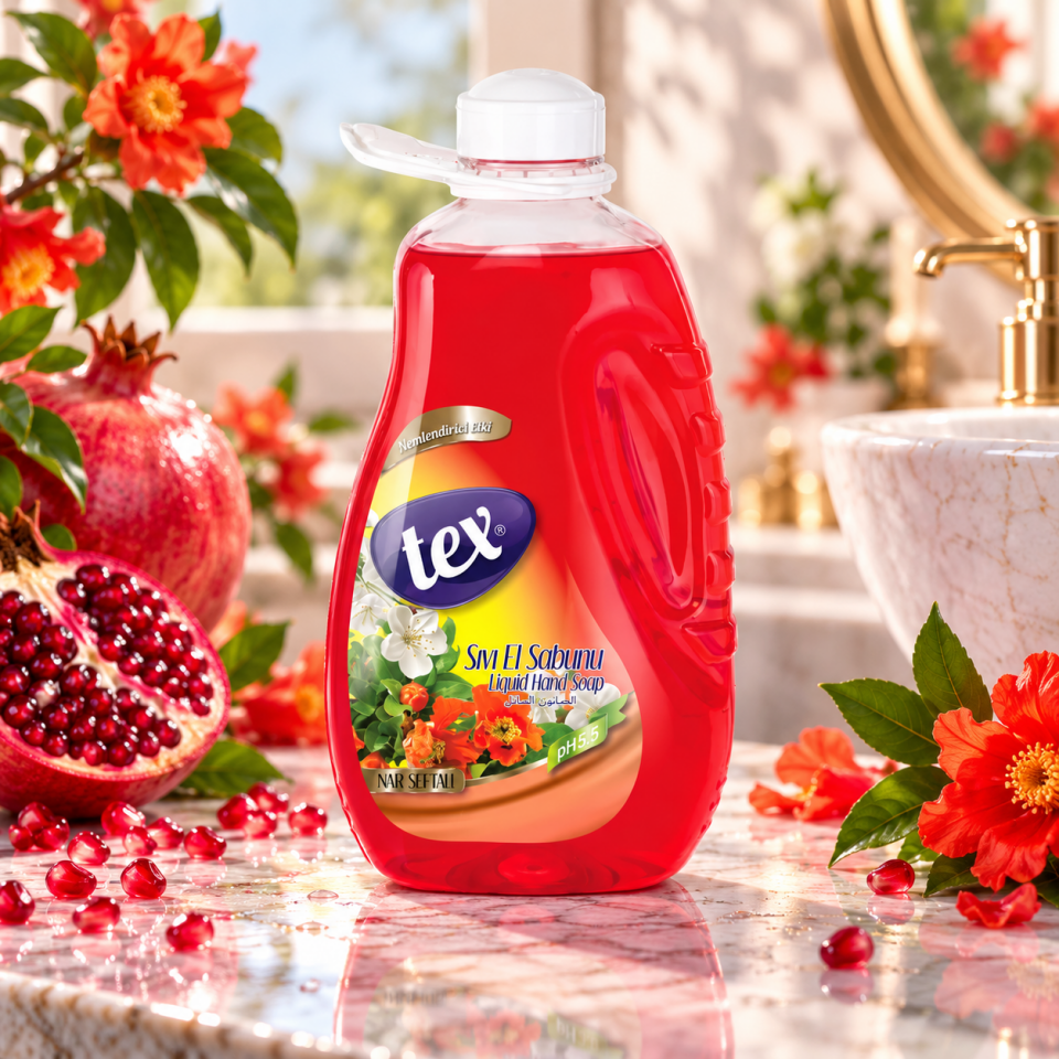 Tex Sıvı El Sabunu Narçiceği & Şeftali 2 Kg