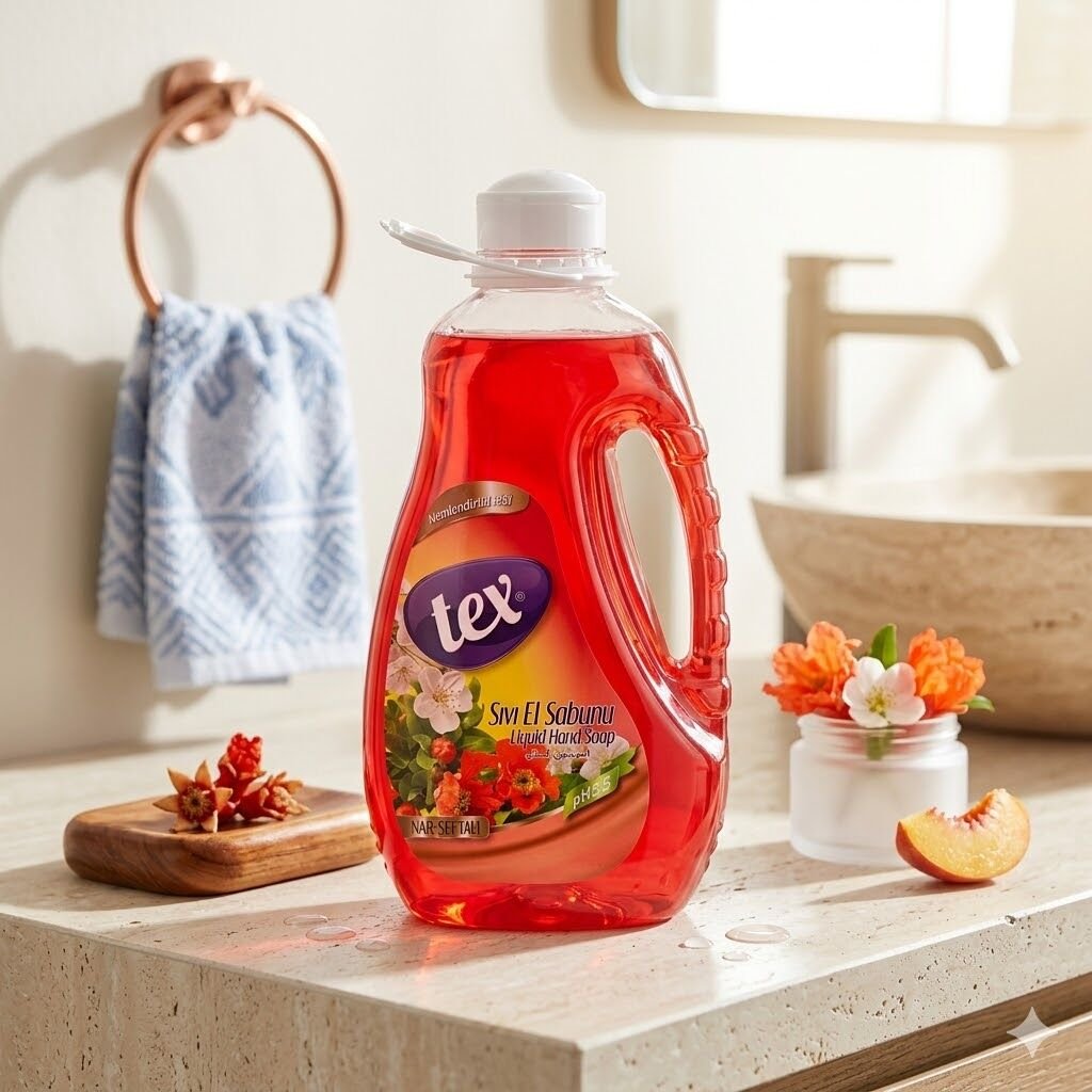 Tex Sıvı El Sabunu Narçiceği & Şeftali 2 Kg