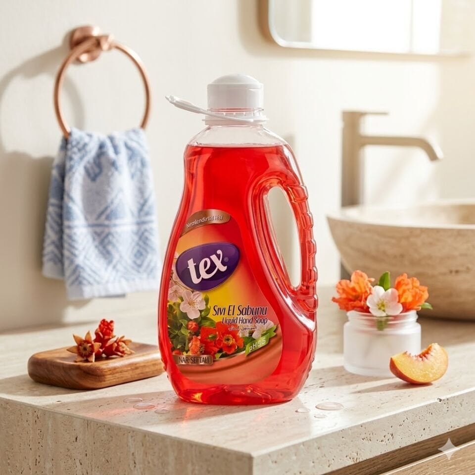 Tex Sıvı El Sabunu Narçiceği & Şeftali 2 Kg