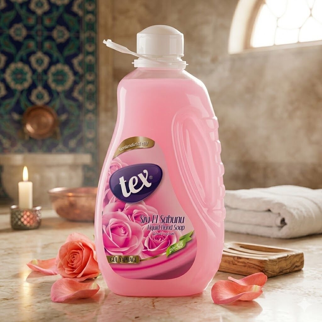 Tex Sıvı El Sabunu Gül Yaprağı 2 Kg