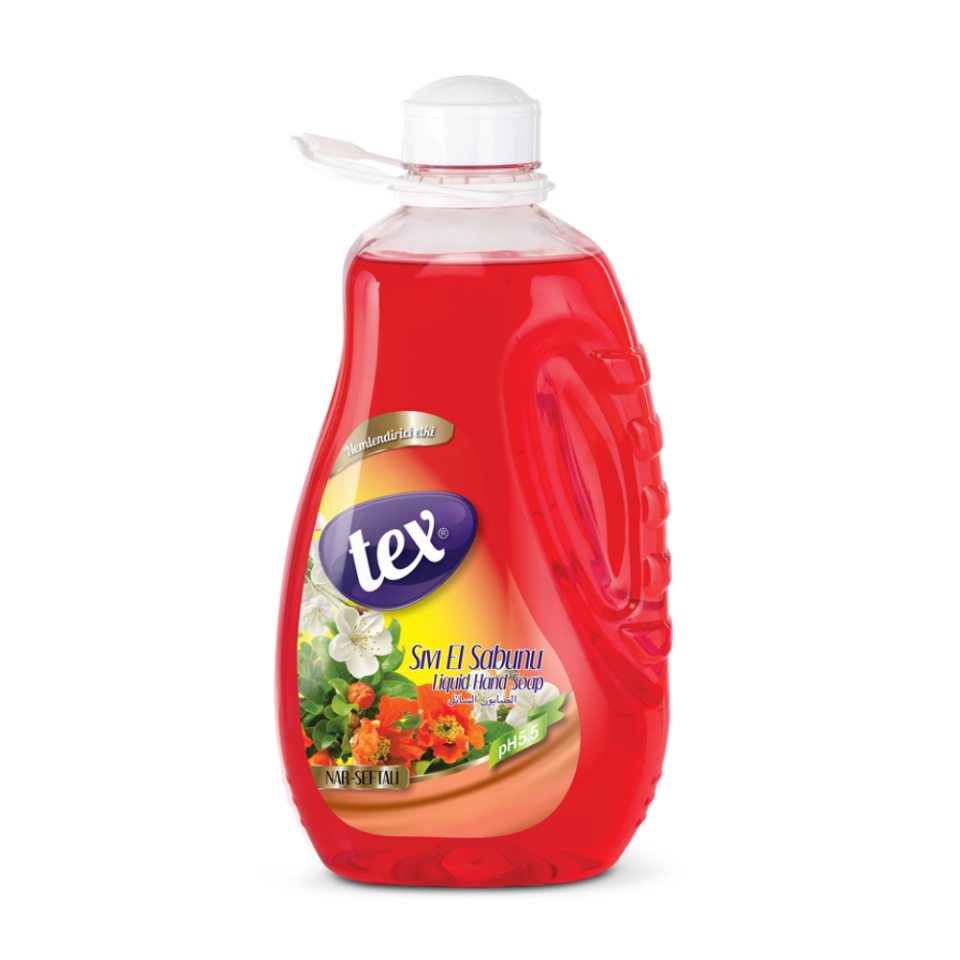 Tex Sıvı El Sabunu Narçiceği & Şeftali (Pet) 3 Kg