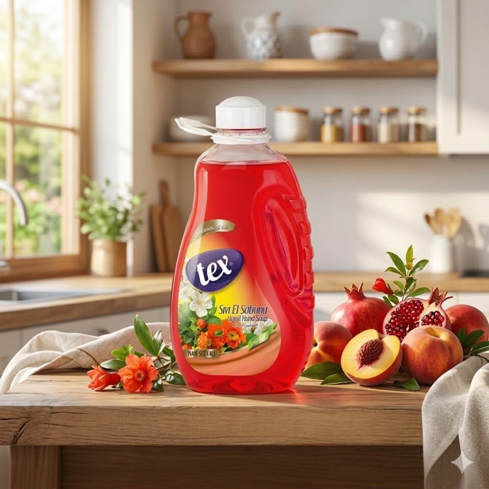Tex Sıvı El Sabunu Narçiceği & Şeftali (Pet) 3 Kg