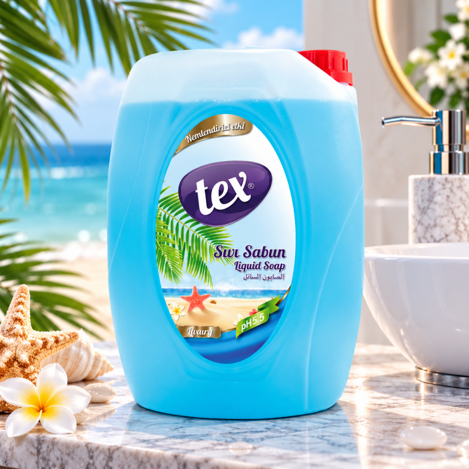 Tex Sıvı El Sabunu Luxury Mavi 5 Kg