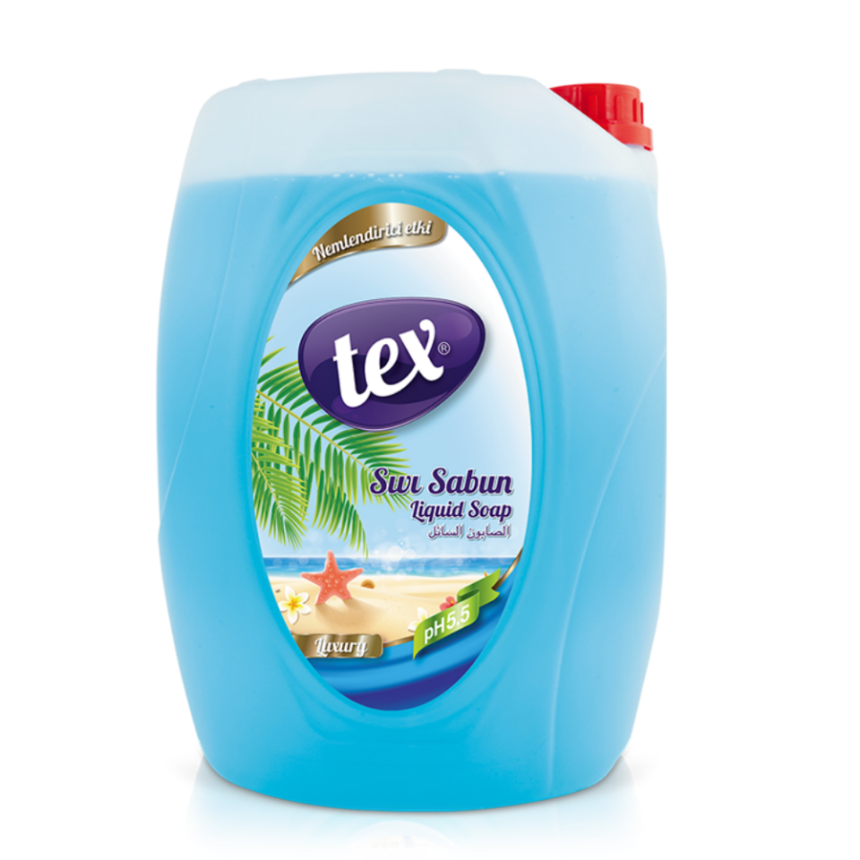 Tex Sıvı El Sabunu Luxury Mavi 5 Kg
