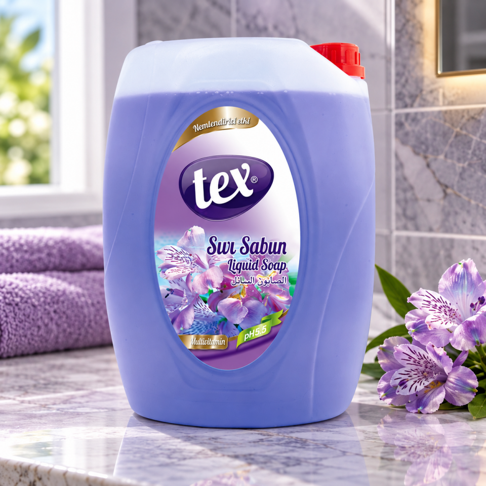 Tex Sıvı El Sabunu Lila 5 Kg