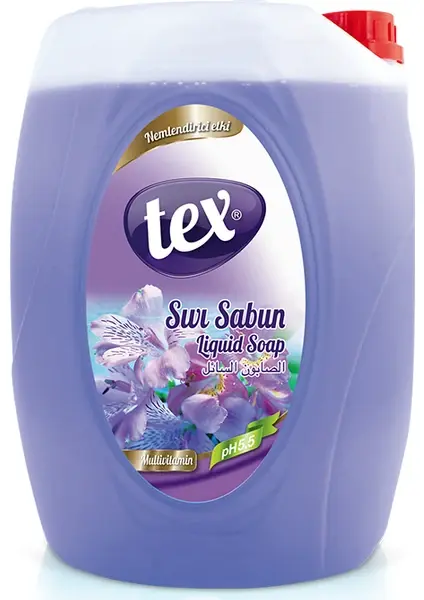 Tex Sıvı El Sabunu Lila 5 Kg