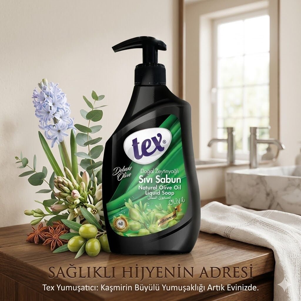 Tex Sıvı El Sıvısı Premium Parfume Olıve 750 Ml