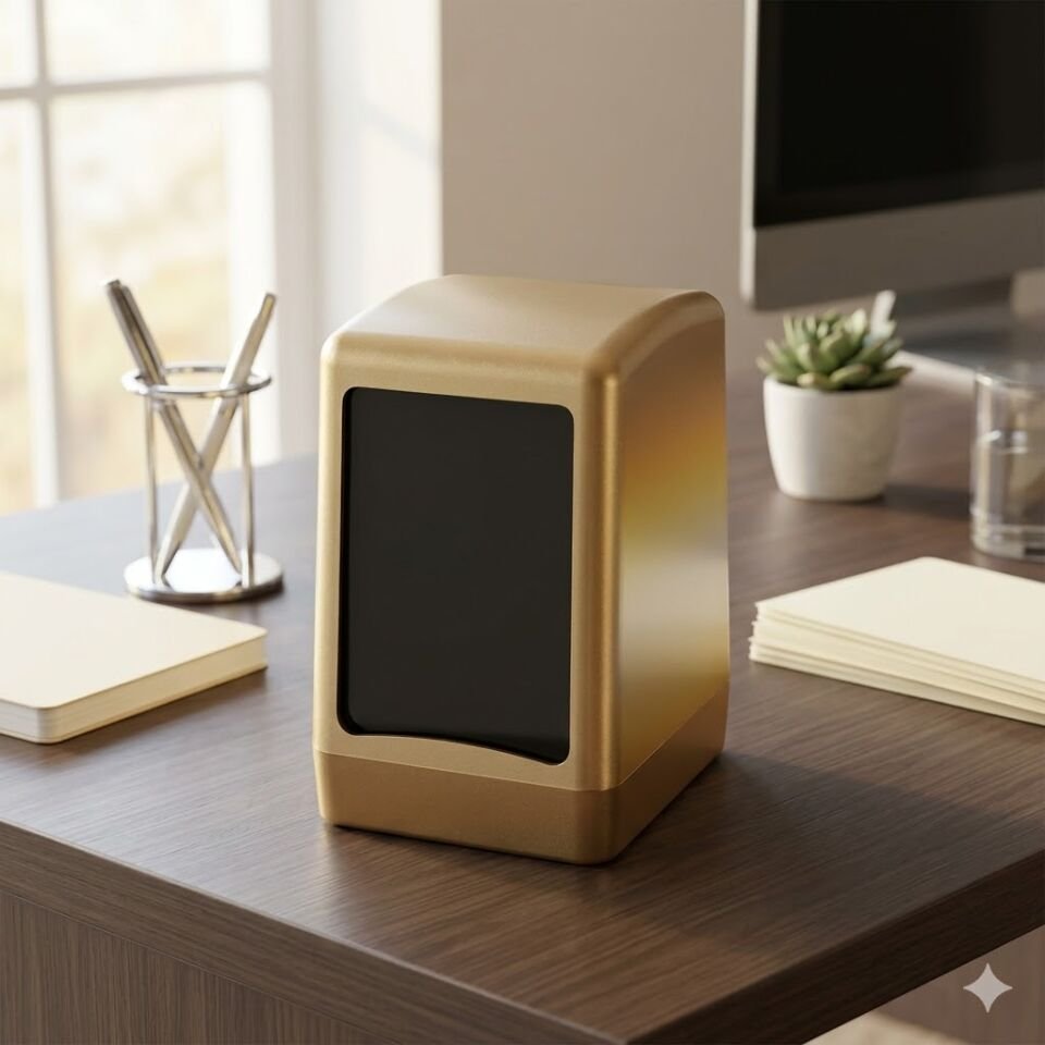 Masa Üstü Peçete Dispenseri Gold (Ağır)