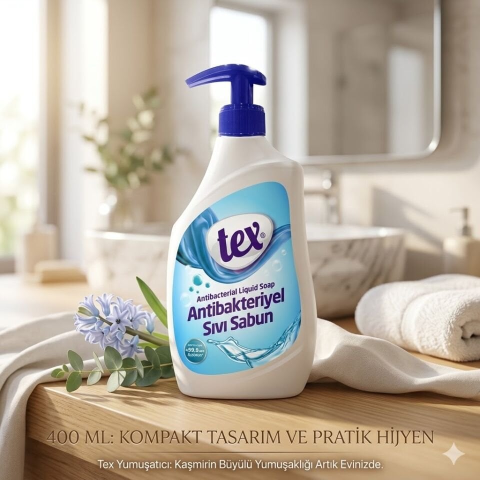 Tex Antibakteriyel Sıvı Sabun 400 Ml