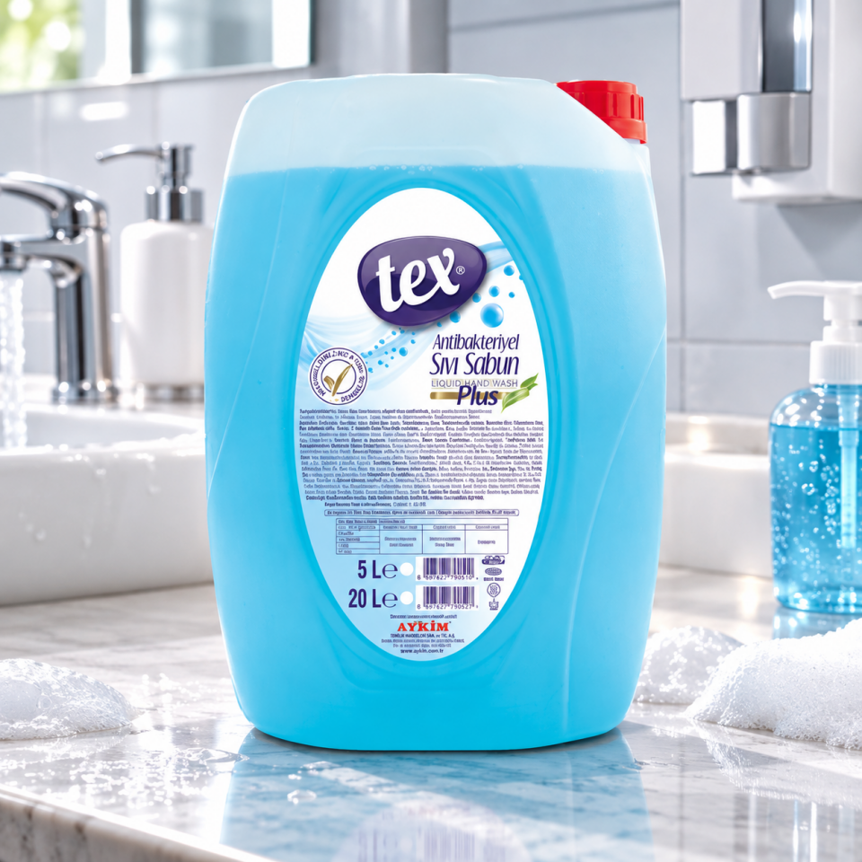 Tex Sıvı El Sabunu Antibakteriyel 5 Kg